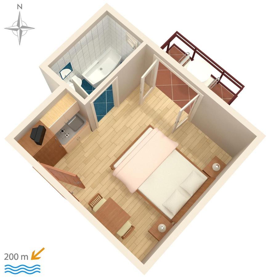 Apartments With A Parking Space Baska Voda, Makarska - 6773 المظهر الخارجي الصورة